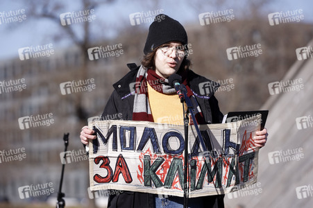 Demonstration gegen den Krieg in der Ukraine und für Klimagerechtigkeit in Berlin