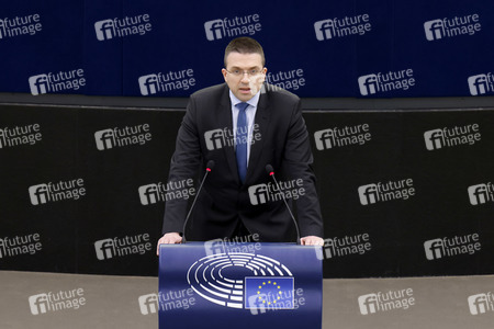 Plenartagung im EU-Parlament in Straßburg