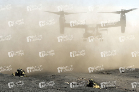 Gemeinsame Militärübung der USA und Japan in Gotemba