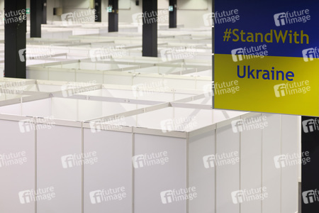 Zentrum für Ukraine-Flüchtlinge in Köln