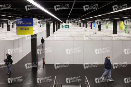 Zentrum für Ukraine-Flüchtlinge in Köln