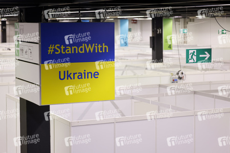 Zentrum für Ukraine-Flüchtlinge in Köln