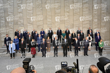 Fototermin mit den NATO-Verteidigungsministern in Brüssel