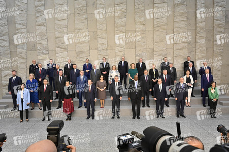 Fototermin mit den NATO-Verteidigungsministern in Brüssel