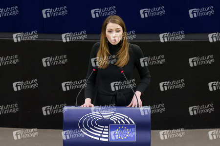 Plenartagung im EU-Parlament in Straßburg