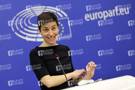 Pressekonferenz im EU-Parlament in Straßburg