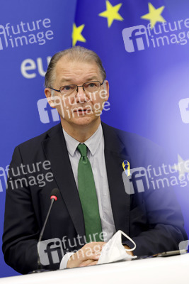 Pressekonferenz im EU-Parlament in Straßburg