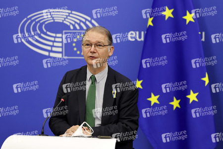 Pressekonferenz im EU-Parlament in Straßburg