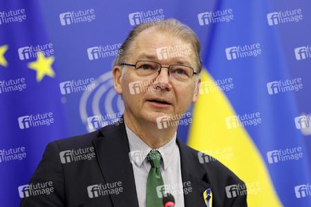 Pressekonferenz im EU-Parlament in Straßburg
