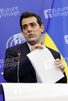 Pressekonferenz im EU-Parlament in Straßburg