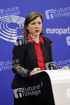 Pressekonferenz im EU-Parlament in Straßburg