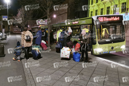 Ankunft ukrainischer Flüchtlinge in Görlitz