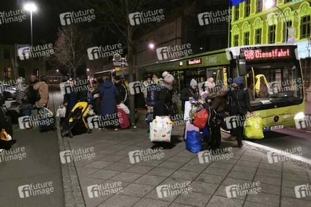 Ankunft ukrainischer Flüchtlinge in Görlitz