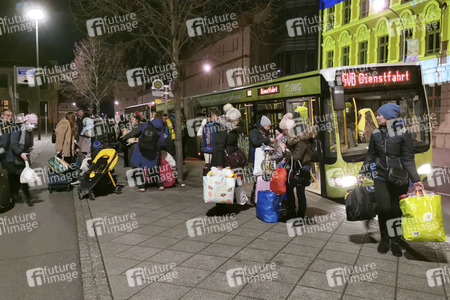 Ankunft ukrainischer Flüchtlinge in Görlitz