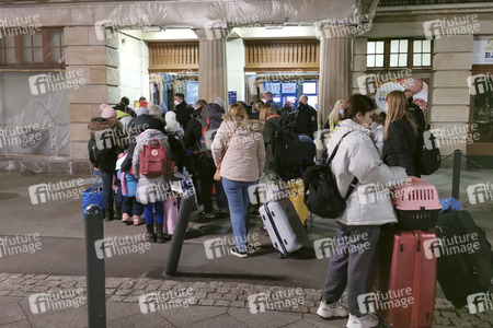 Ankunft ukrainischer Flüchtlinge in Görlitz