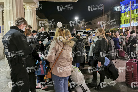 Ankunft ukrainischer Flüchtlinge in Görlitz