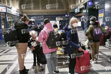 Ankunft ukrainischer Flüchtlinge in Görlitz
