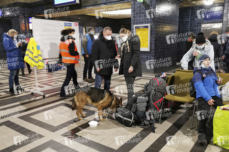 Ankunft ukrainischer Flüchtlinge in Görlitz