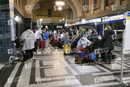 Ankunft ukrainischer Flüchtlinge in Görlitz