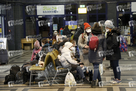 Ankunft ukrainischer Flüchtlinge in Görlitz