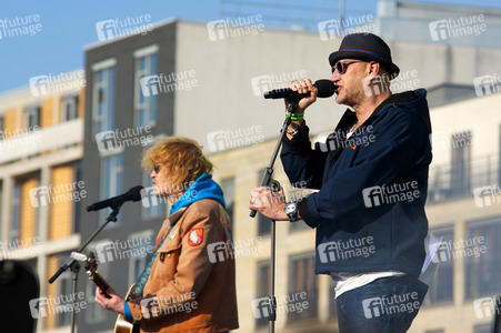 Kundgebung und Friedenskonzert 'Sound of Peace' in Berlin