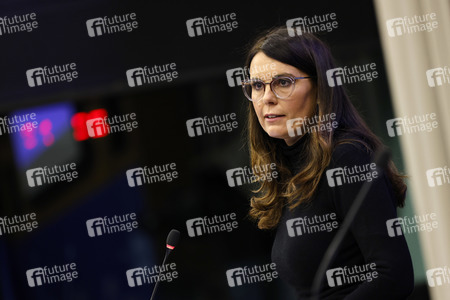 Pressekonferenz über den EU-weiten Umgang mit Batterien und Altbatterien im EU-Parlament in Straßburg