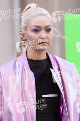 Dreharbeiten mit Gigi Hadid in New York