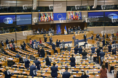 Plenartagung im EU-Parlament in Brüssel