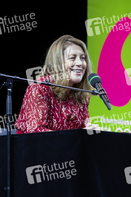 Anne Gesthuysen auf der lit.Cologne 2022 in Köln