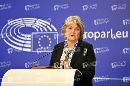 Pressekonferenz zur Kohäsionsaktion für Flüchtlinge in Europa im EU-Parlament in Brüssel