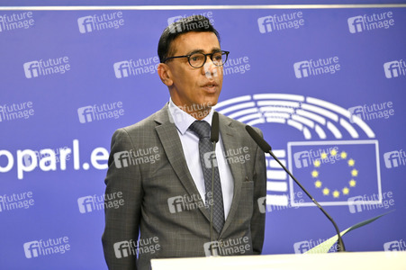 Pressekonferenz zur Kohäsionsaktion für Flüchtlinge in Europa im EU-Parlament in Brüssel