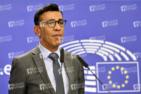 Pressekonferenz zur Kohäsionsaktion für Flüchtlinge in Europa im EU-Parlament in Brüssel