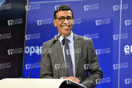 Pressekonferenz zur Kohäsionsaktion für Flüchtlinge in Europa im EU-Parlament in Brüssel