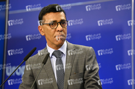 Pressekonferenz zur Kohäsionsaktion für Flüchtlinge in Europa im EU-Parlament in Brüssel