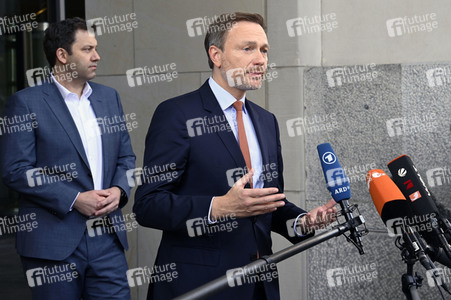 Statement der Parteivorsitzenden der drei Ampel-Parteien in Berlin