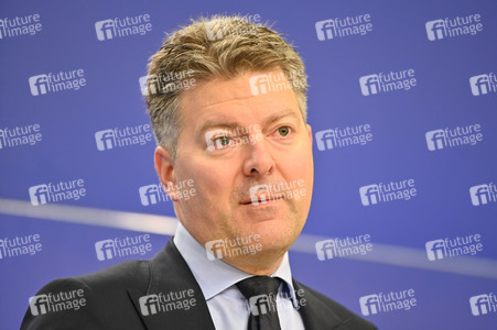 Pressekonferenz zum Gesetz über digitale Märkte im EU-Parlament in Brüssel