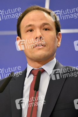 Pressekonferenz zum Gesetz über digitale Märkte im EU-Parlament in Brüssel