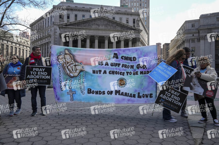Abtreibungsgegner-Demo in New York