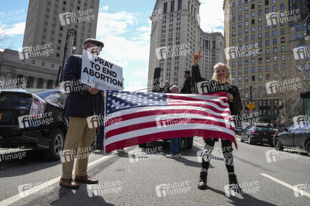 Abtreibungsgegner-Demo in New York