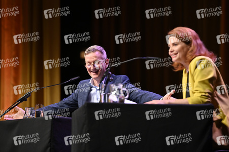 Annette Frier und Michael Kessler auf der lit.Cologne 2022 in Köln