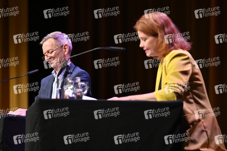 Annette Frier und Michael Kessler auf der lit.Cologne 2022 in Köln