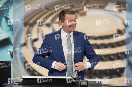 Wahlabend der Landtagswahl im Saarland in Saarbrücken