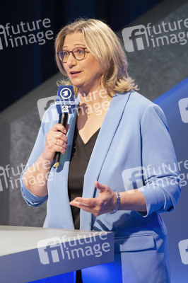 Wahlabend der Landtagswahl im Saarland in Saarbrücken