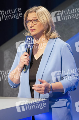 Wahlabend der Landtagswahl im Saarland in Saarbrücken