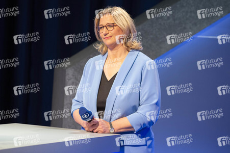 Wahlabend der Landtagswahl im Saarland in Saarbrücken