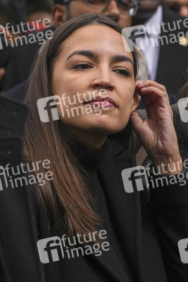 Wahlkampfveranstaltung von Alexandria Ocasio-Cortez in New York