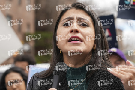 Wahlkampfveranstaltung von Alexandria Ocasio-Cortez in New York