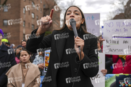 Wahlkampfveranstaltung von Alexandria Ocasio-Cortez in New York