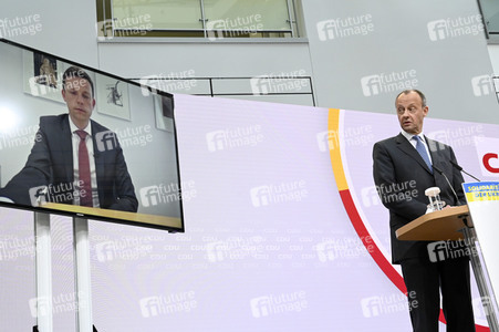 Pressekonferenz der CDU nach den Gremiensitzungen in Berlin