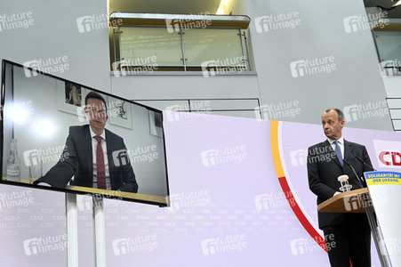 Pressekonferenz der CDU nach den Gremiensitzungen in Berlin
